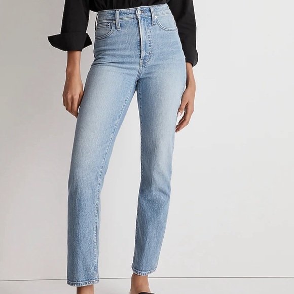 Madewell Denim - Madewell  Perfect Vintage Straight Jean Ferman Wash